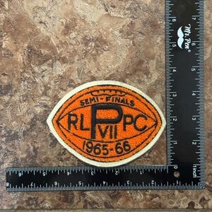 POLO RALPH LAUREN PATCHES BRAND ORANGE/BLACK SEMI-FINALS FOOTBA...
